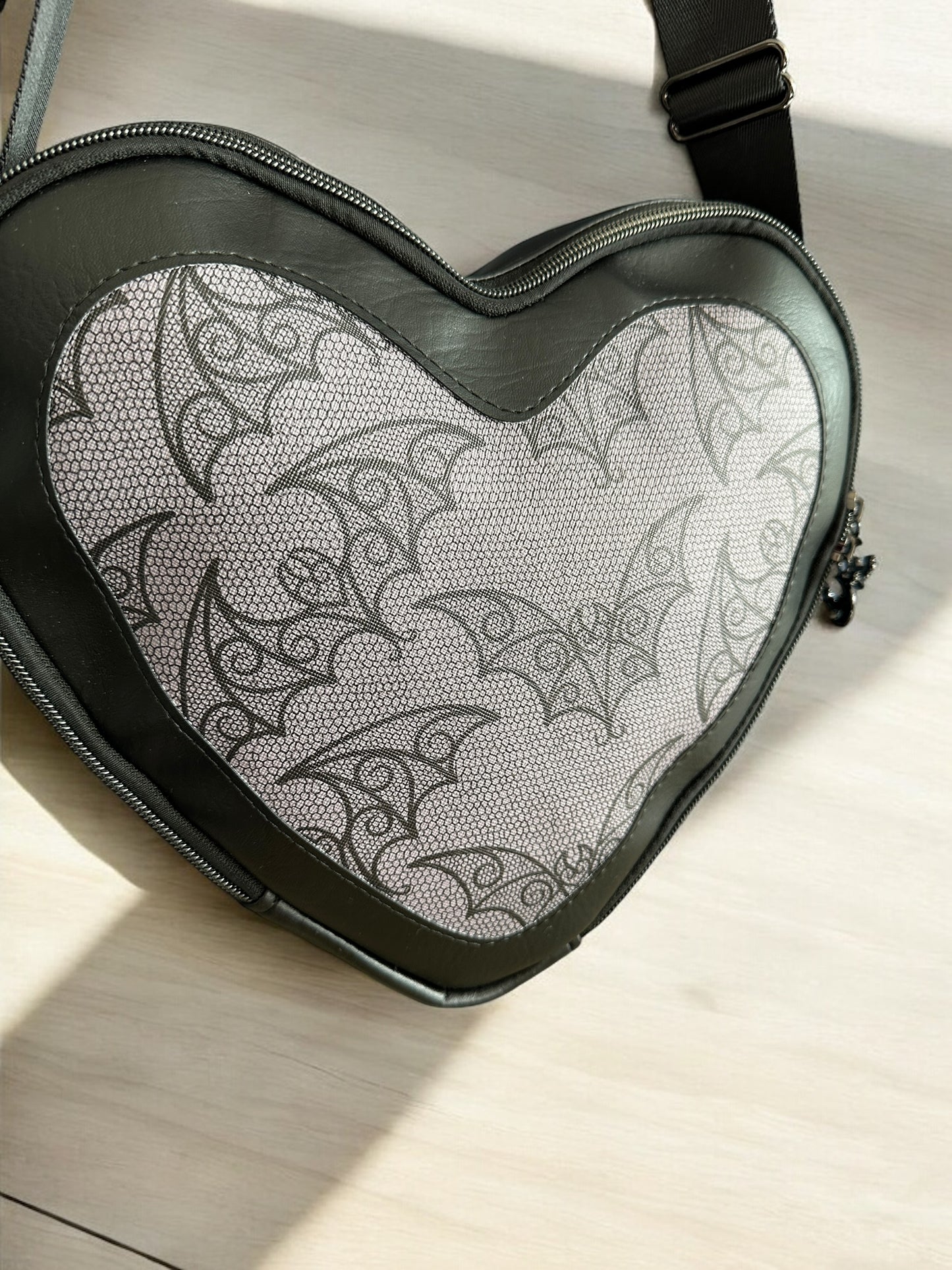 Heartbreaker Crossbody Bag - Bats