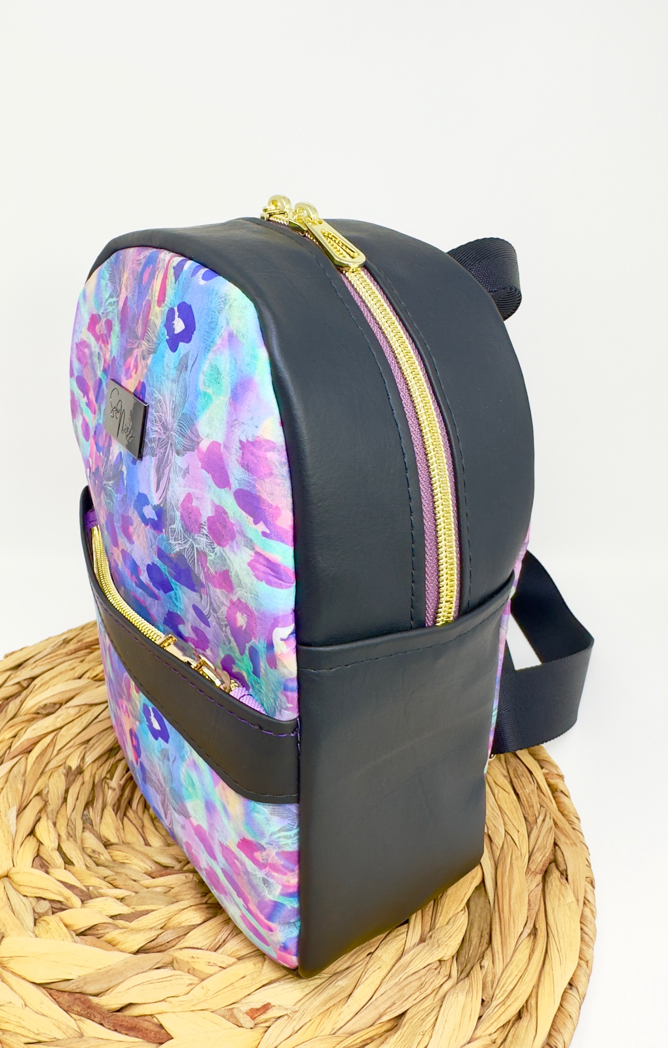 The Yoshi Sling - Purple Animal Print