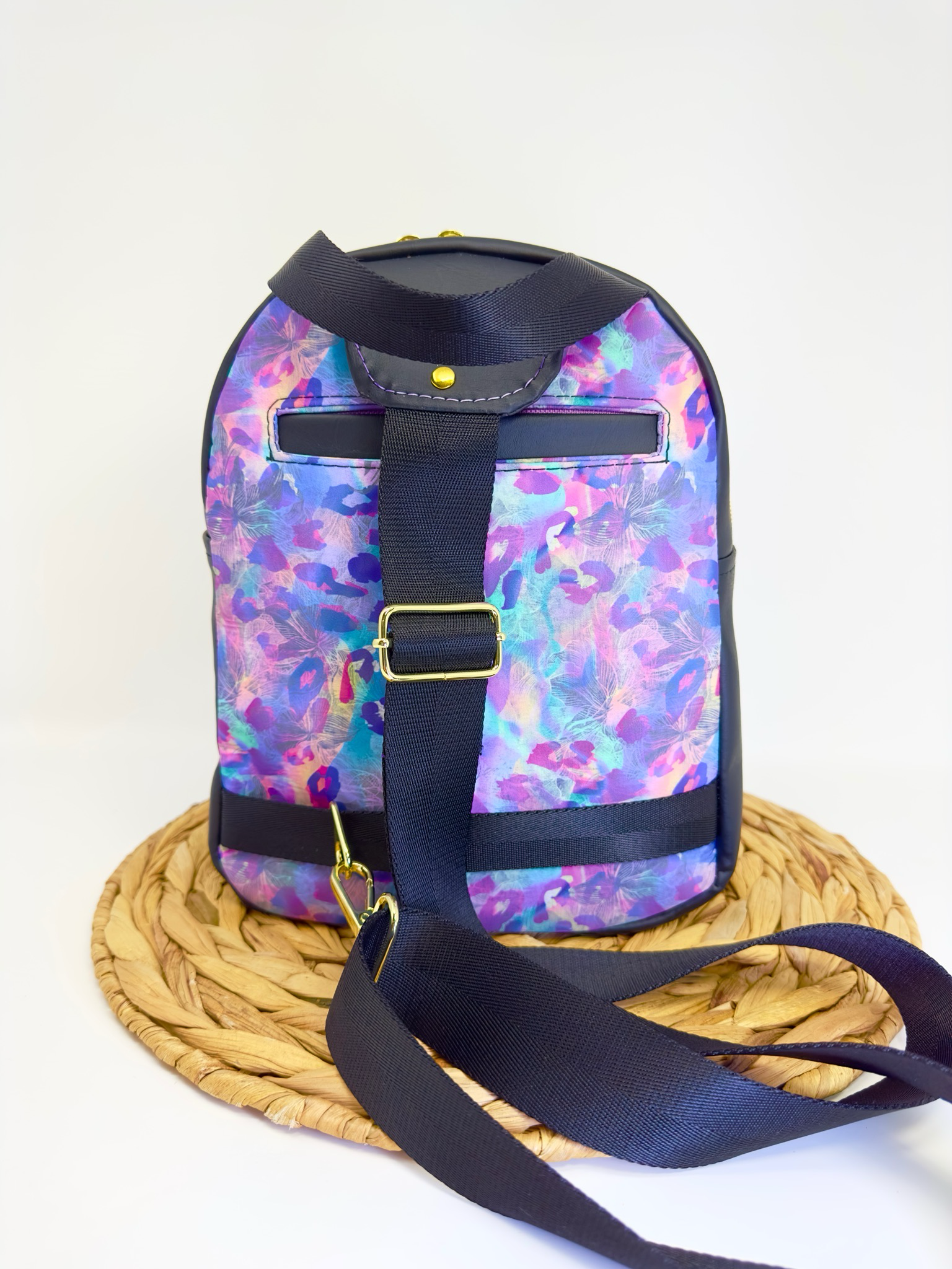 The Yoshi Sling - Purple Animal Print