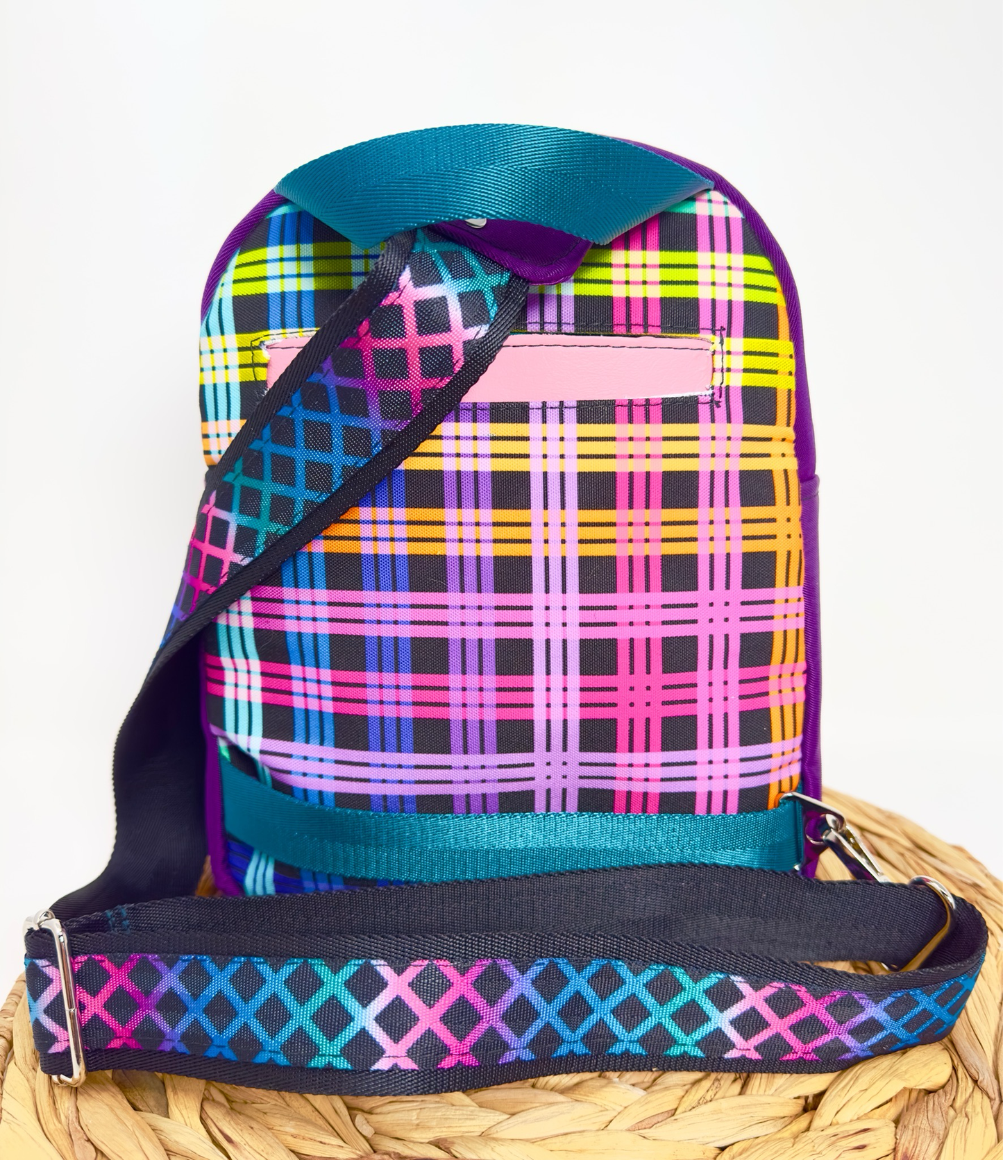 The Yoshi Sling - Rainbow Plaid