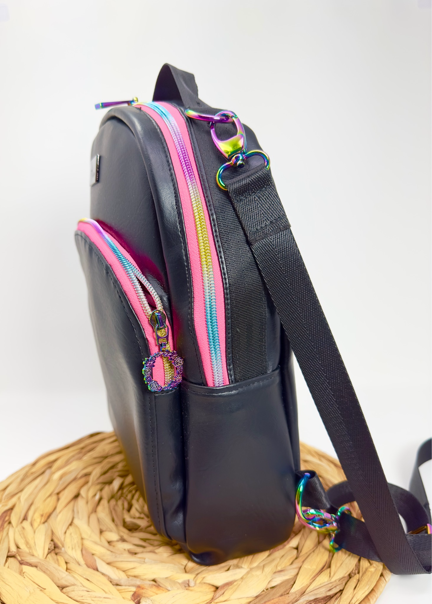 The Phoebe Backpack - Floral Interior