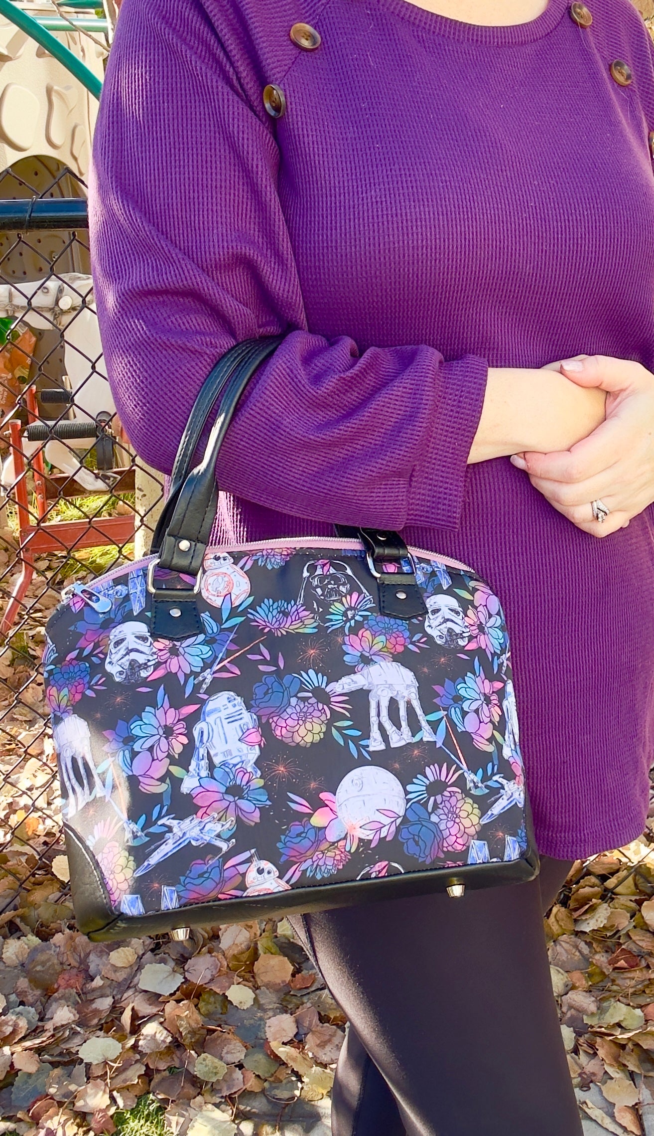 The Lola Handbag - Star Wars Floral