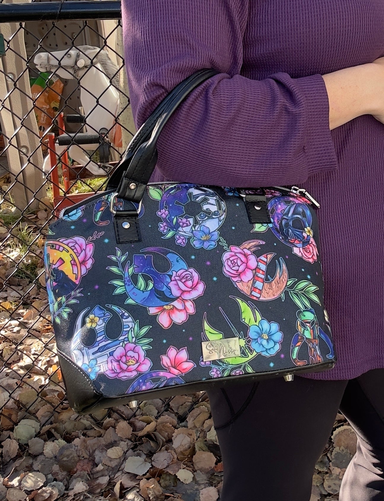 The Lola Handbag - Star Wars Floral