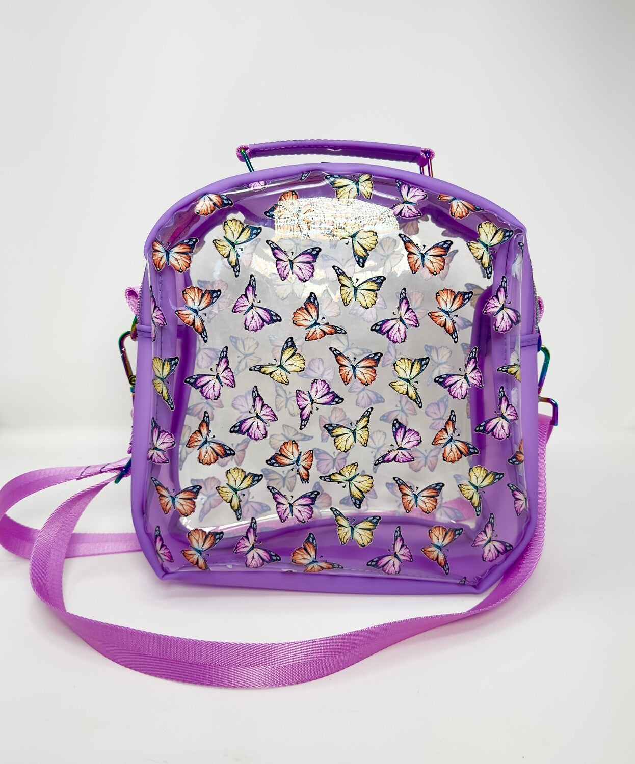 Stadium Bag Crossbody - Butterfly Purple