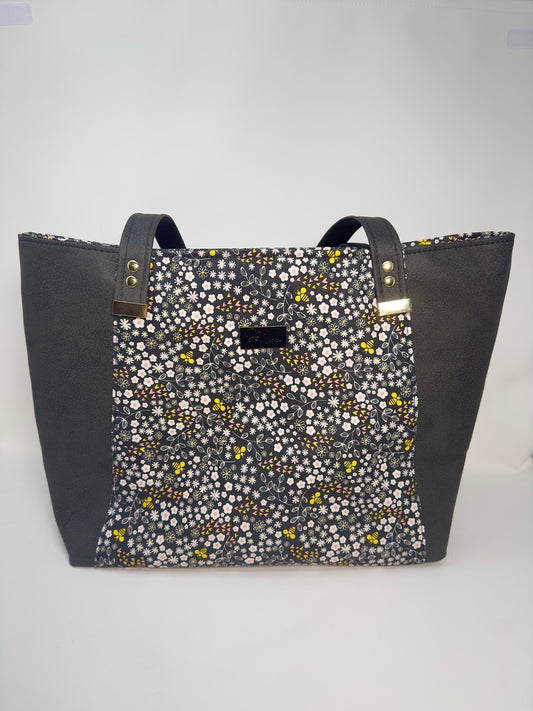 Everyday Tote - Floral Bees