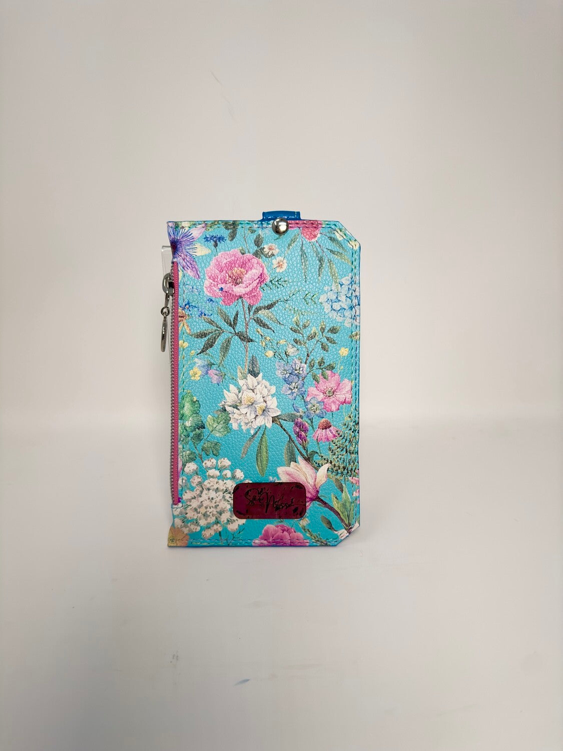 Purse Pal - Pink and Blue Flowers 2