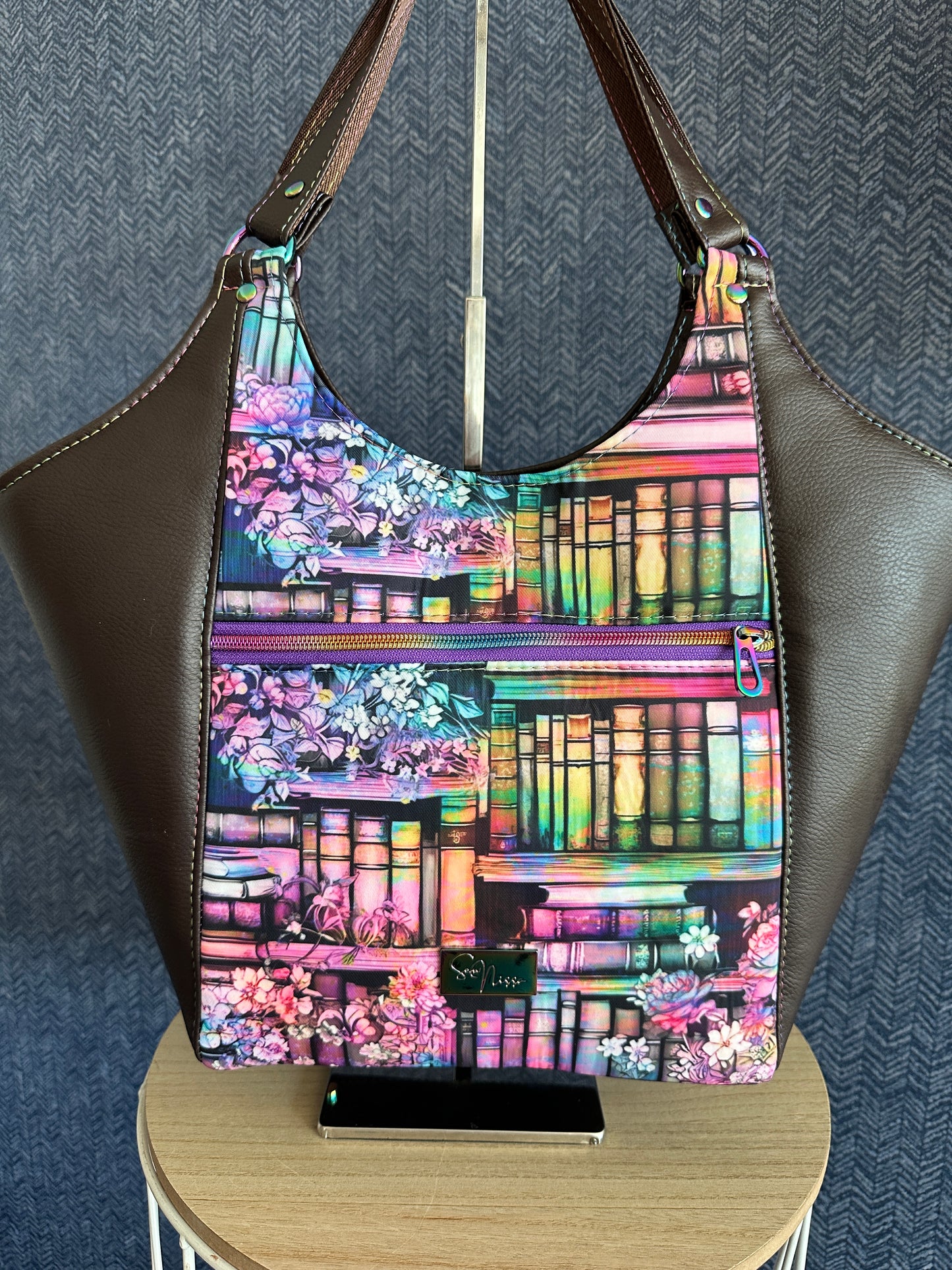 Tiger Lily Tote - Library Pastel Books