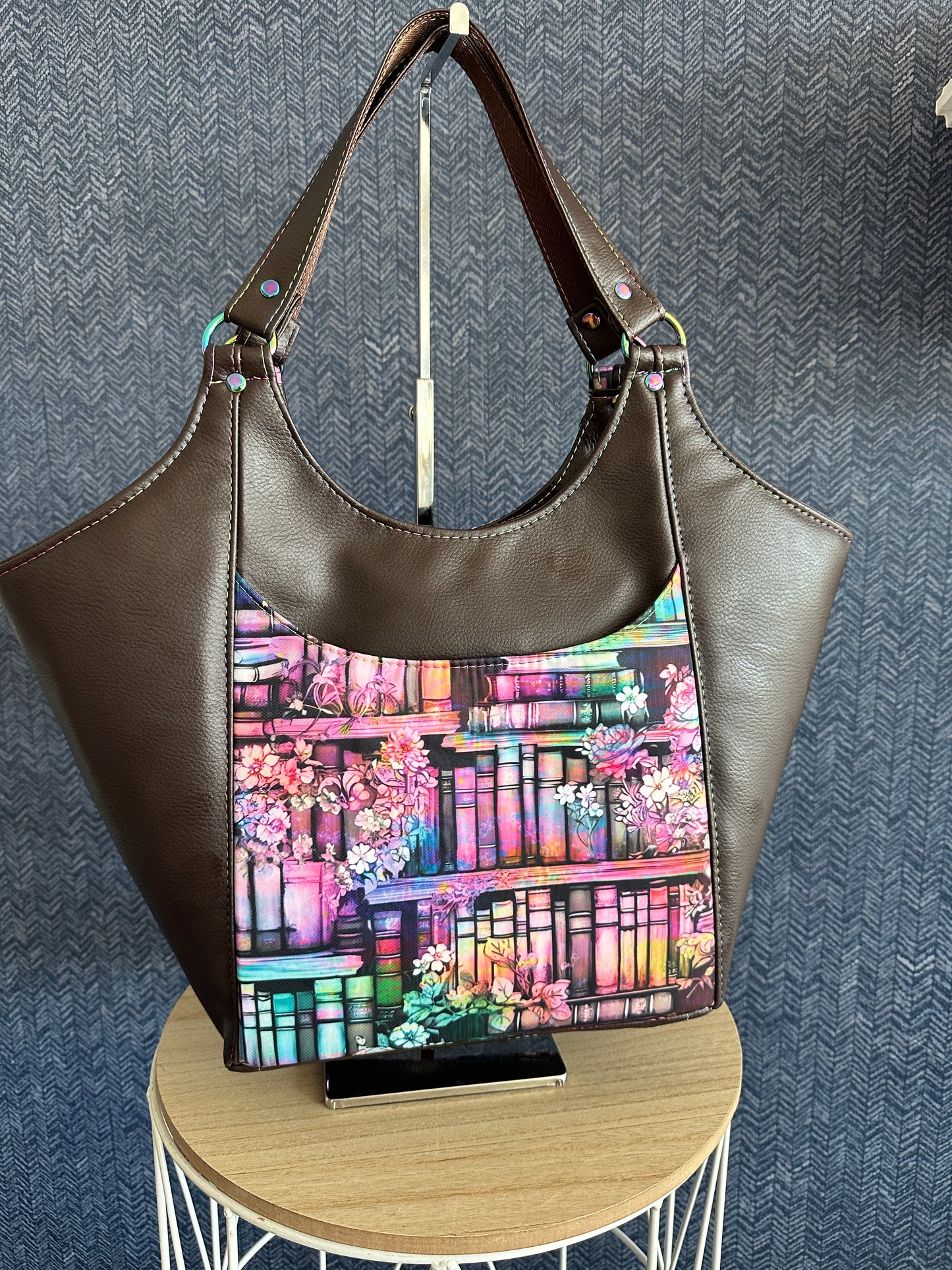 Tiger Lily Tote - Library Pastel Books