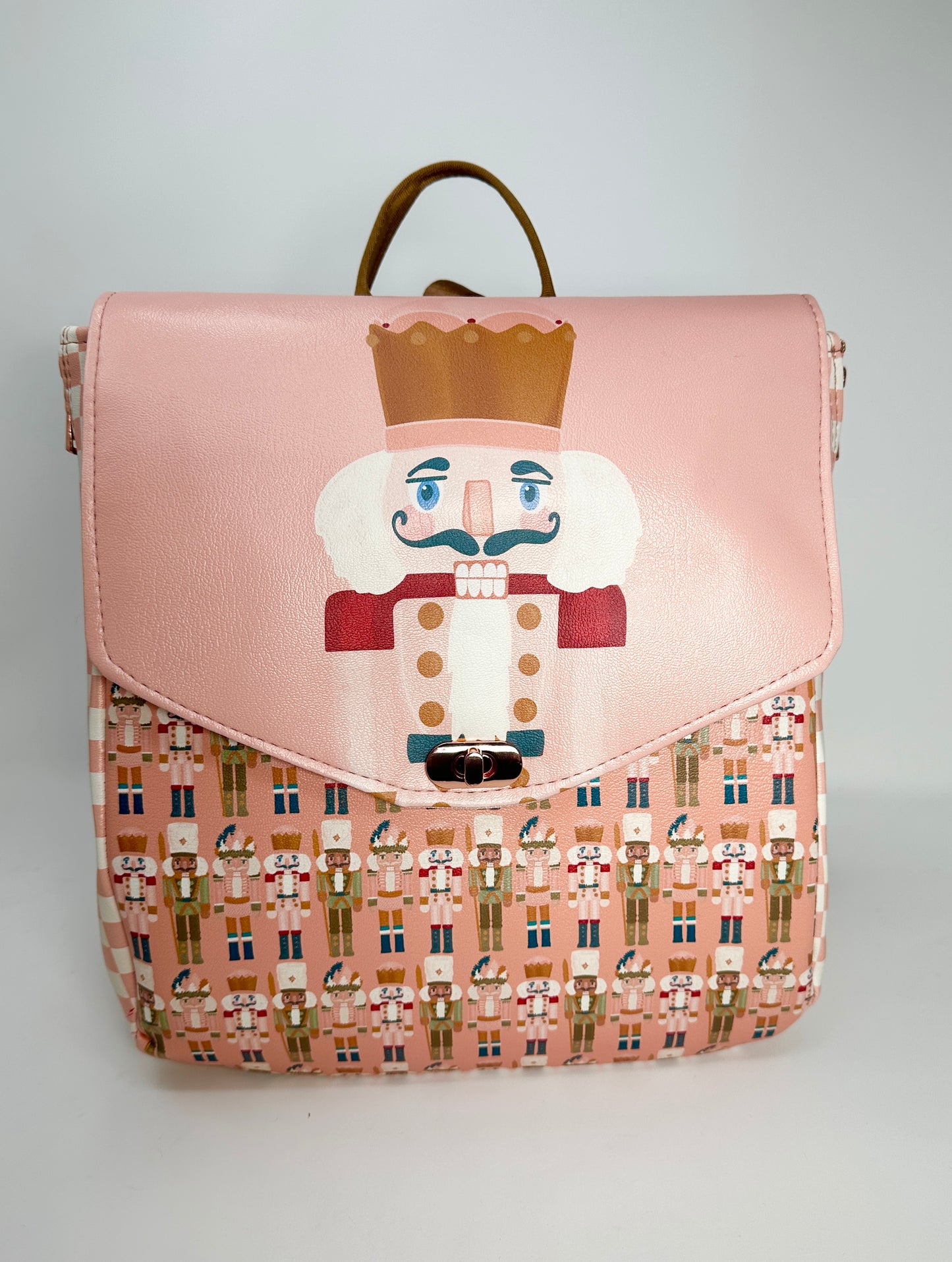 Nutcracker Christmas Backpack - Pink