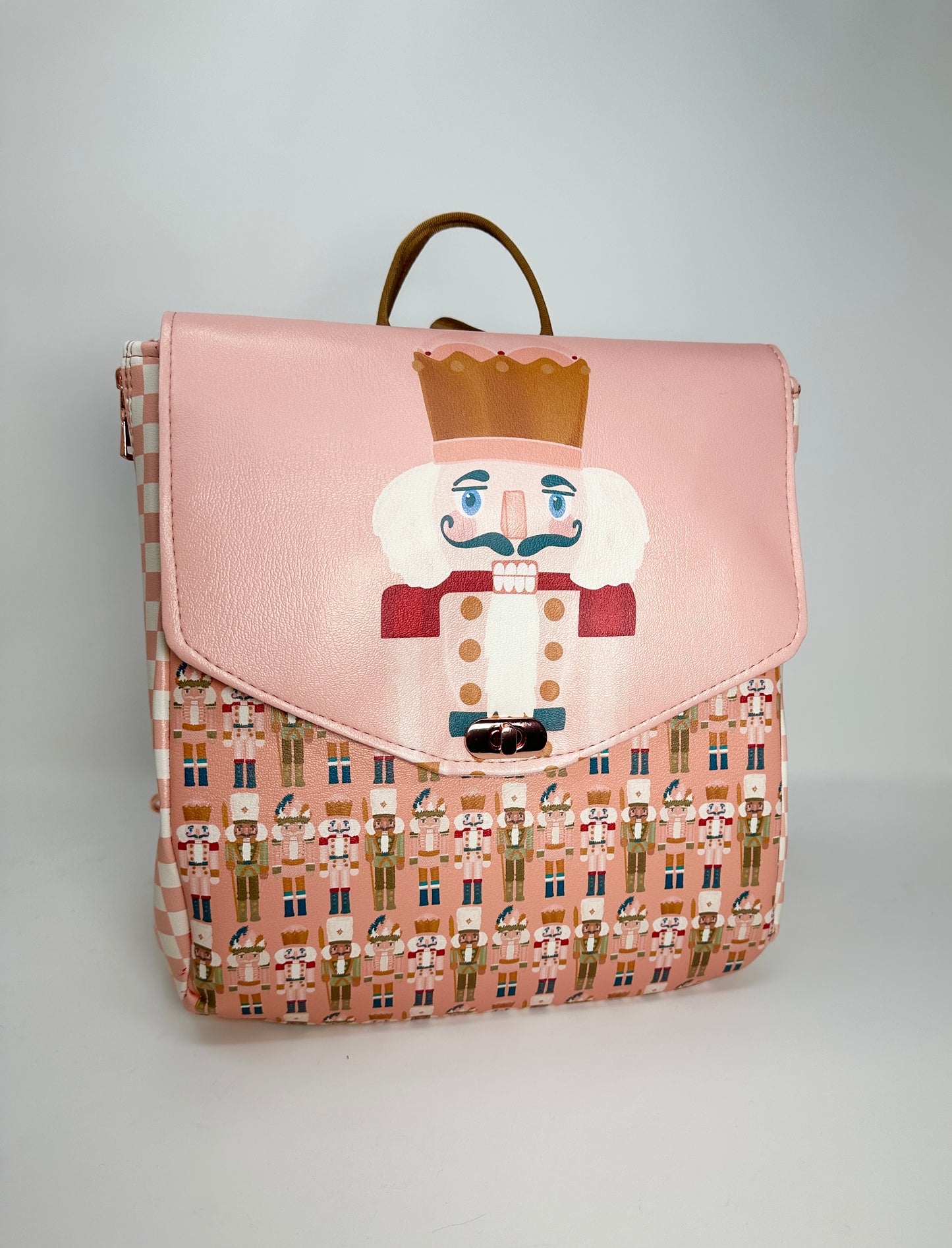 Nutcracker Christmas Backpack - Pink