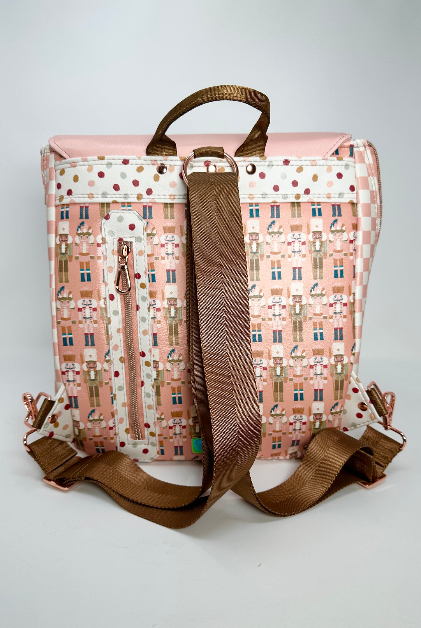 Nutcracker Christmas Backpack - Pink