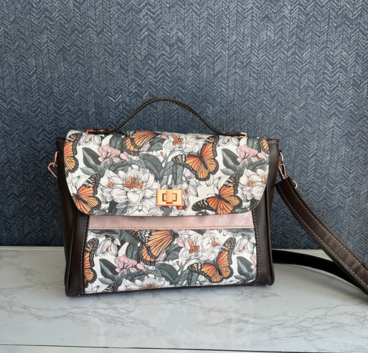 Filomena Crossbody - Monarch Butterfly