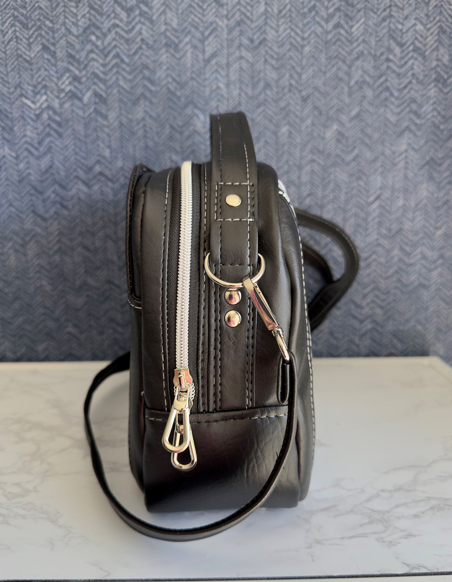 Kiki Crossbody - Black Moth