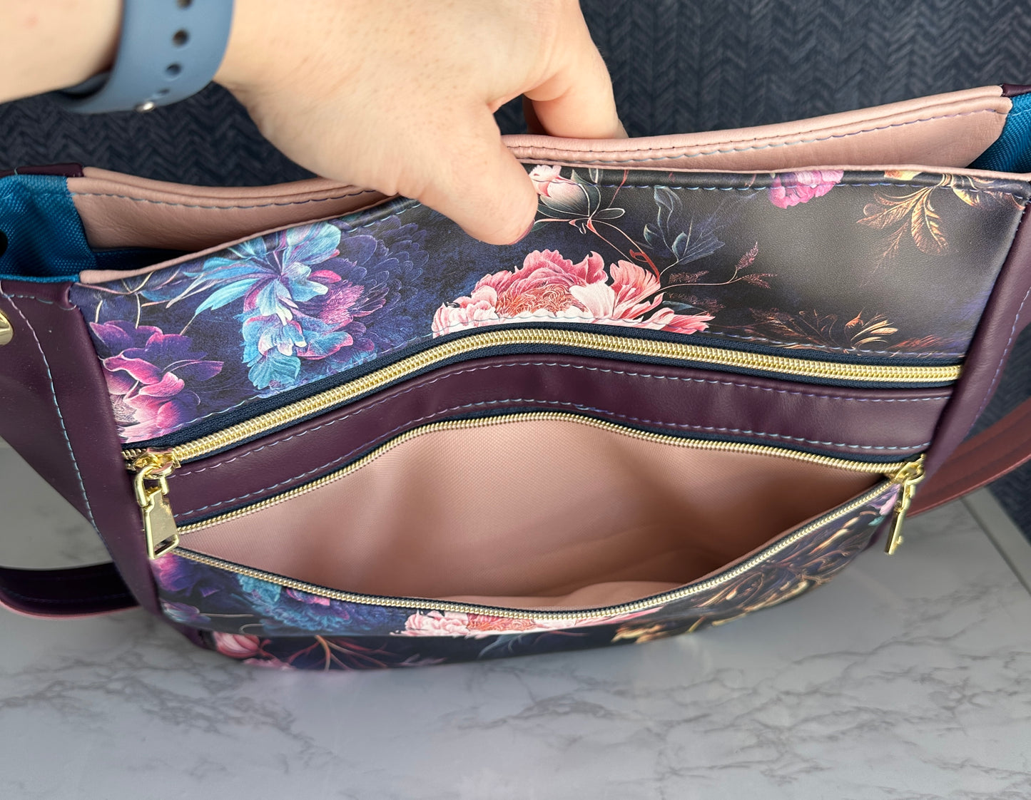 Delphium Hogo Bag - Floral