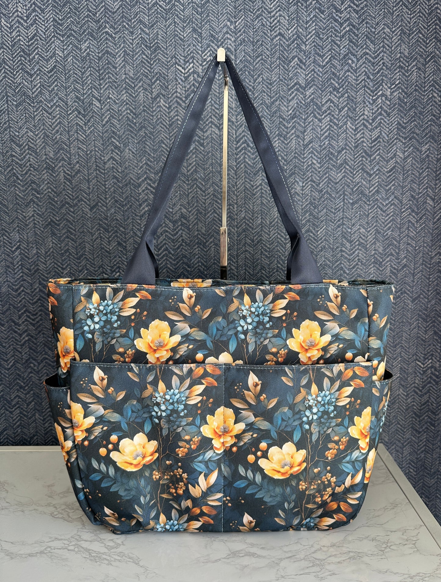 Safia Tote - Blue Floral