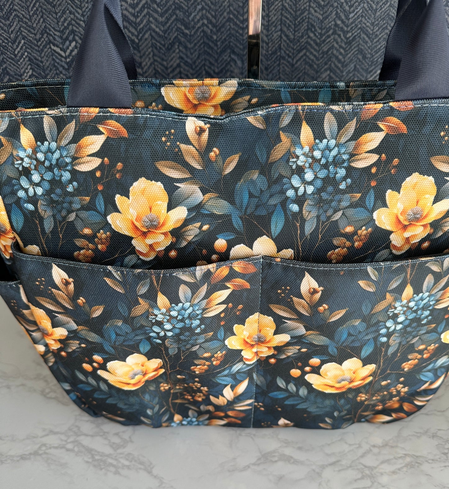 Safia Tote - Blue Floral