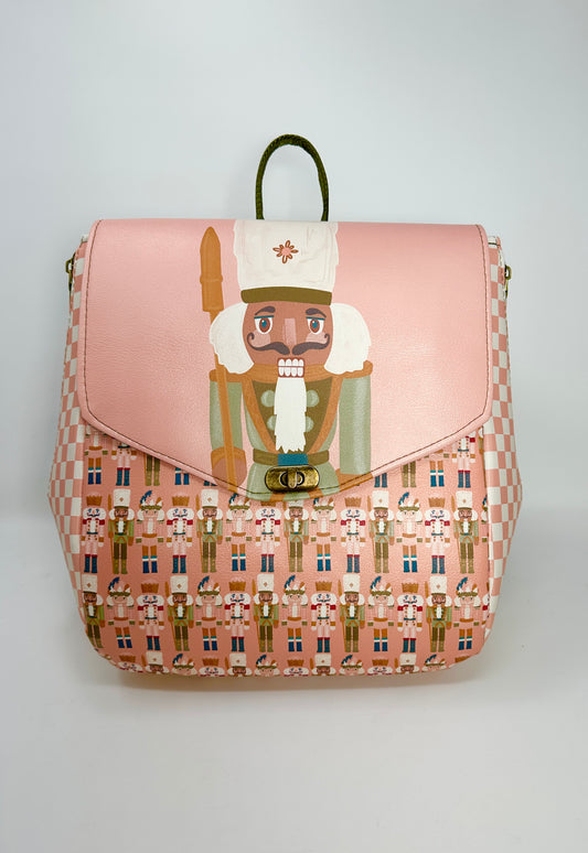 Nutcracker Christmas Backpack - Green