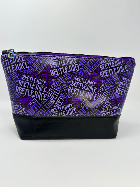 XL Zipper Pouch - Beetlejuice