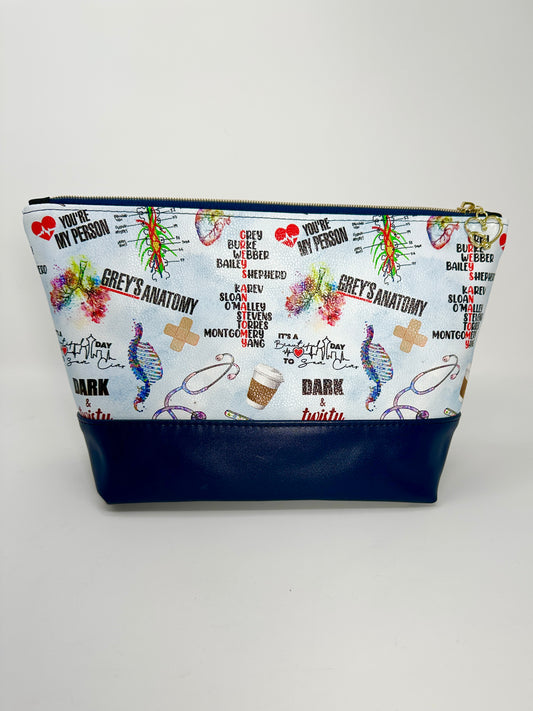 XL Zipper Pouch - Grey's Anatomy