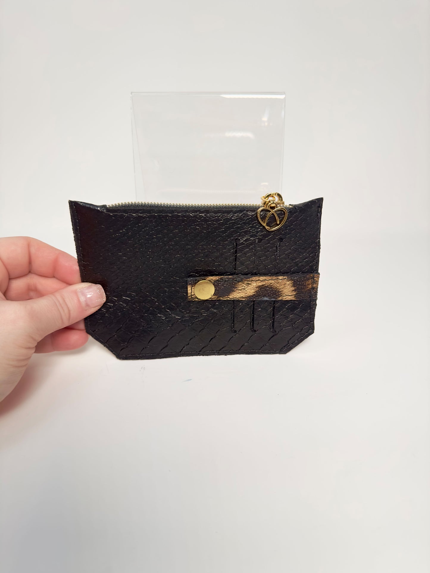 Pocket Pal Wallet - Snake Skin Leopard