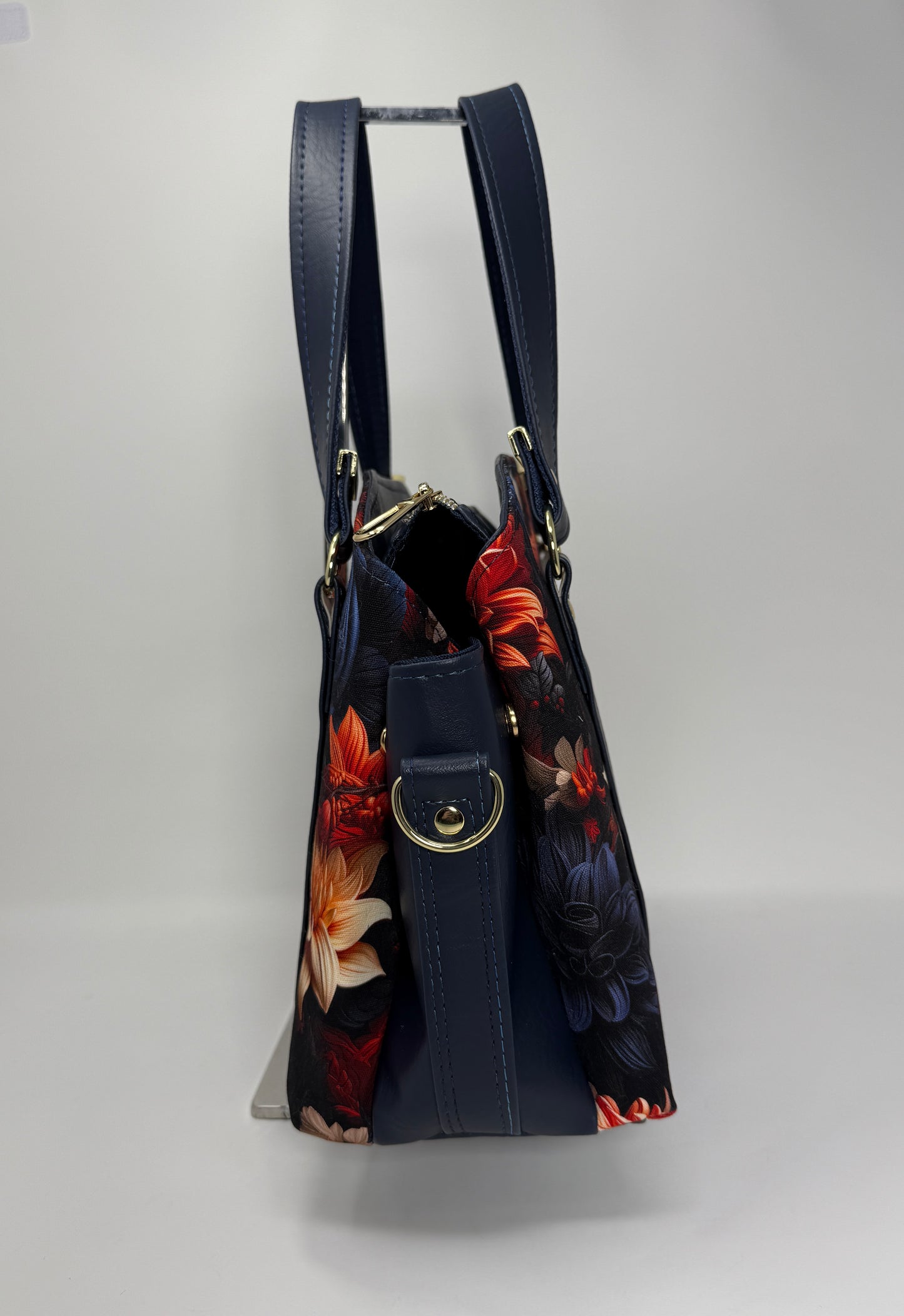 Morgan Handbag - Navy Floral