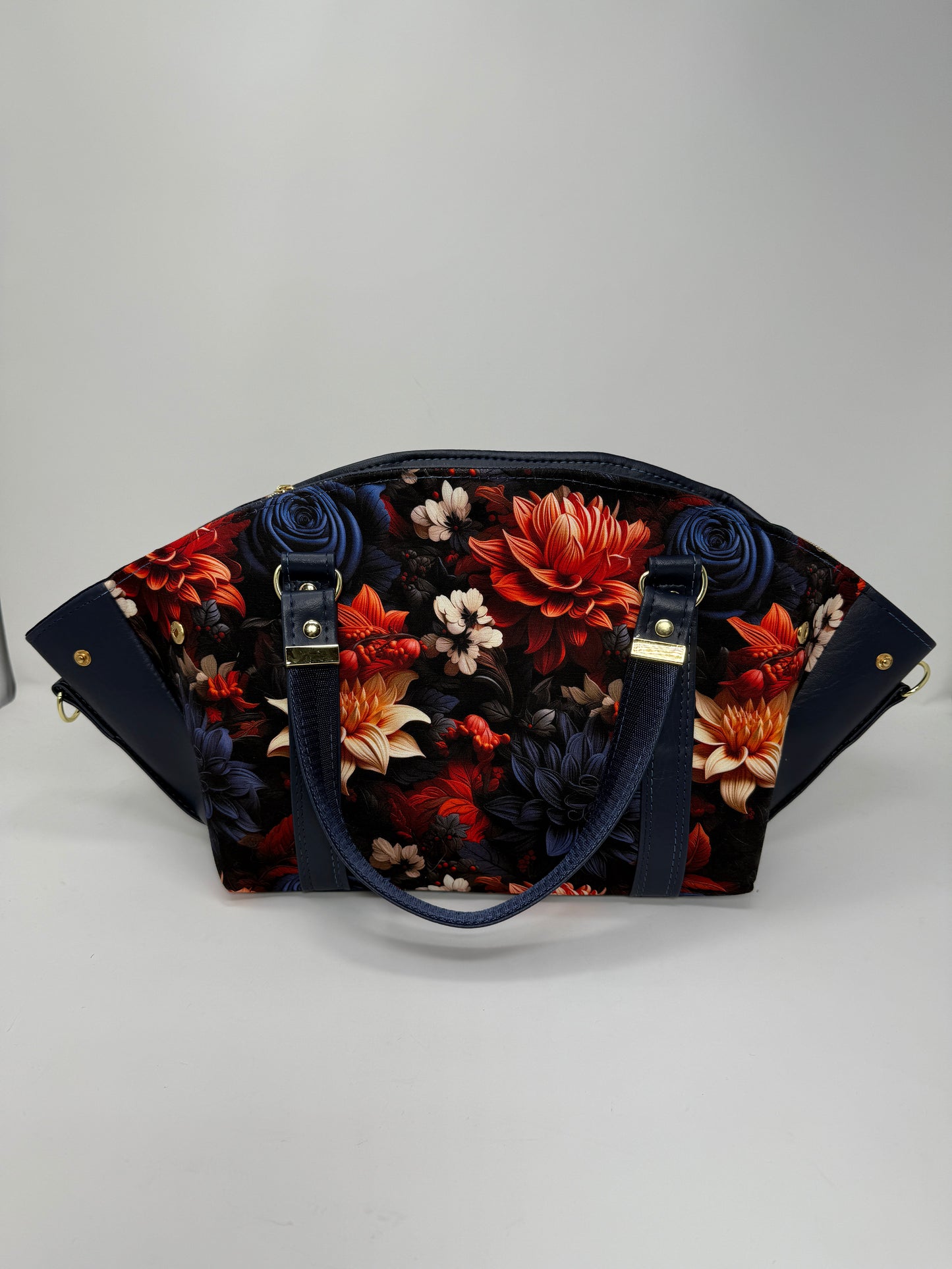 Morgan Handbag - Navy Floral