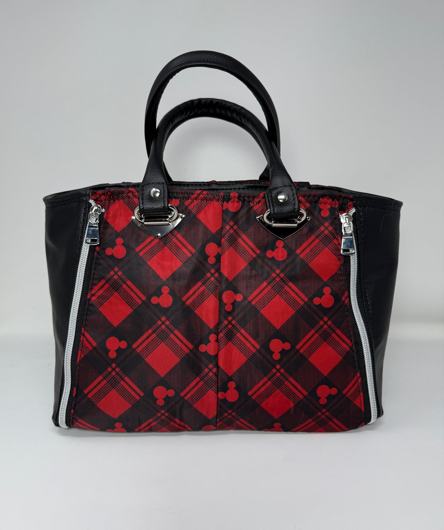 The Rudenja Handbag - Plaid Mouse