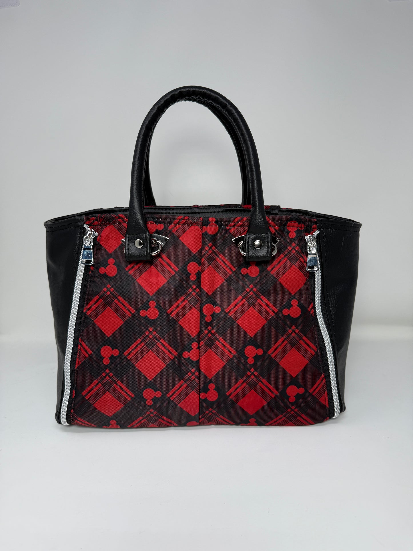 The Rudenja Handbag - Plaid Mouse