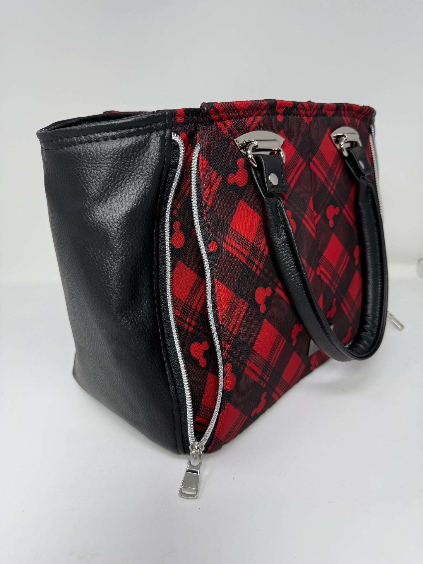 The Rudenja Handbag - Plaid Mouse