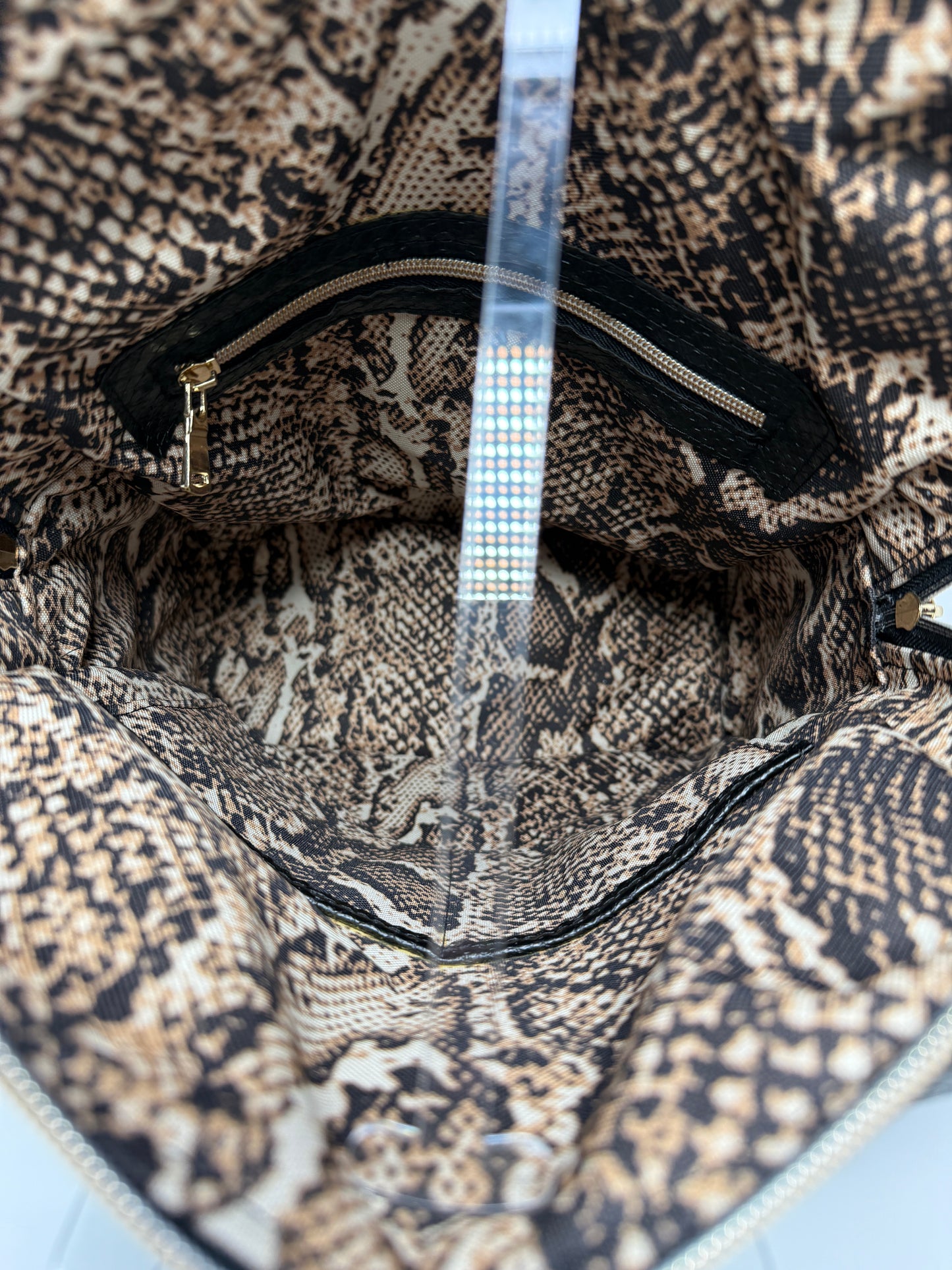 The Jovie Backpack - Snake skin