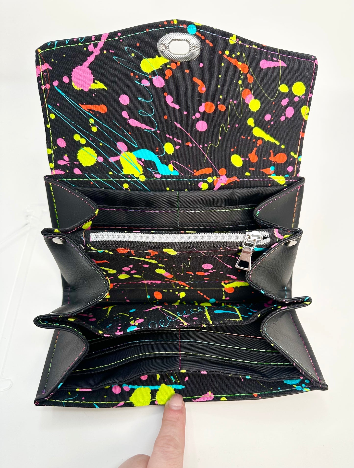 Necessary Clutch Wallet - Paint Splatter