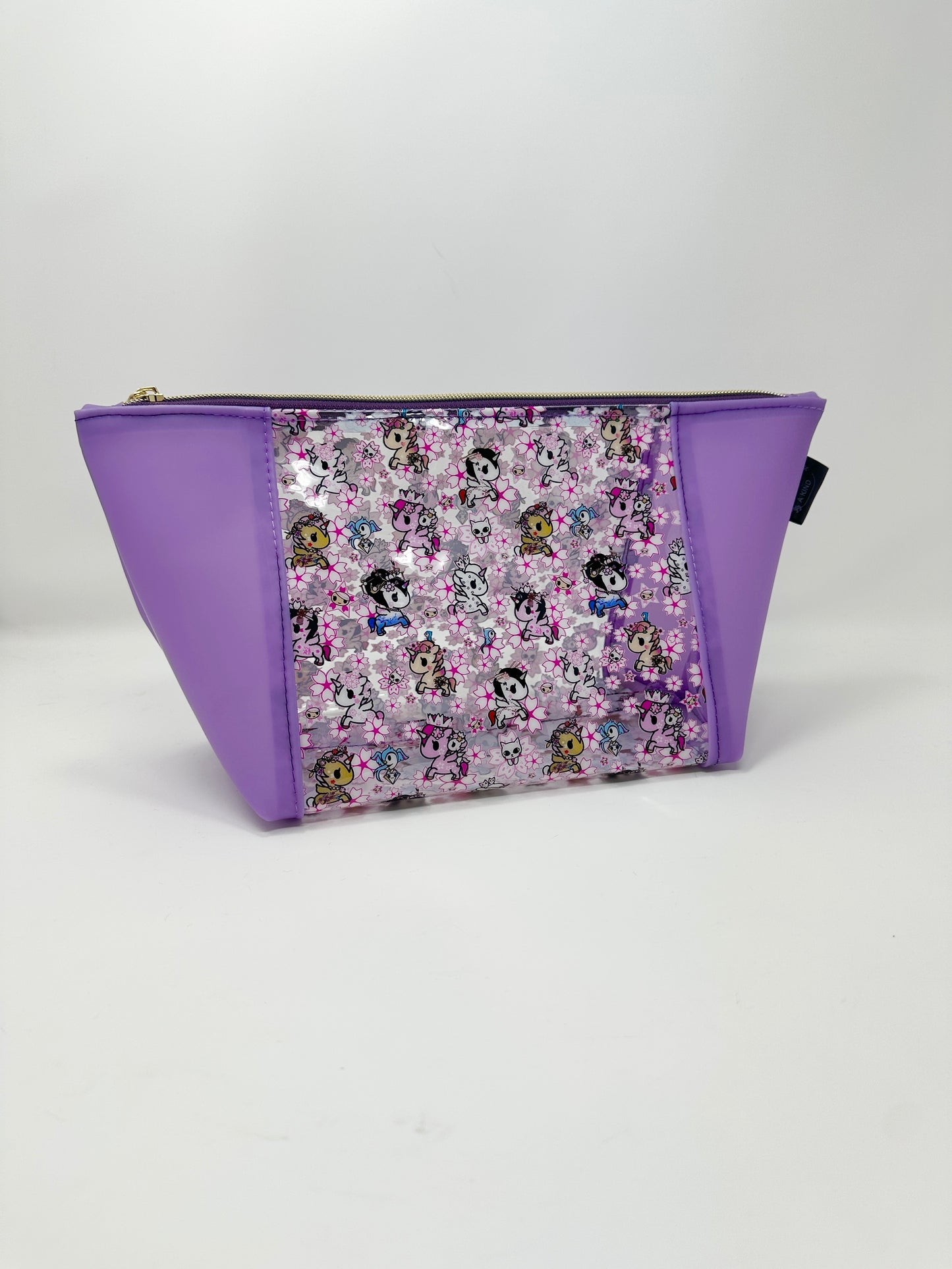 Zipper Pouch - Clear - Tokidoki Purple