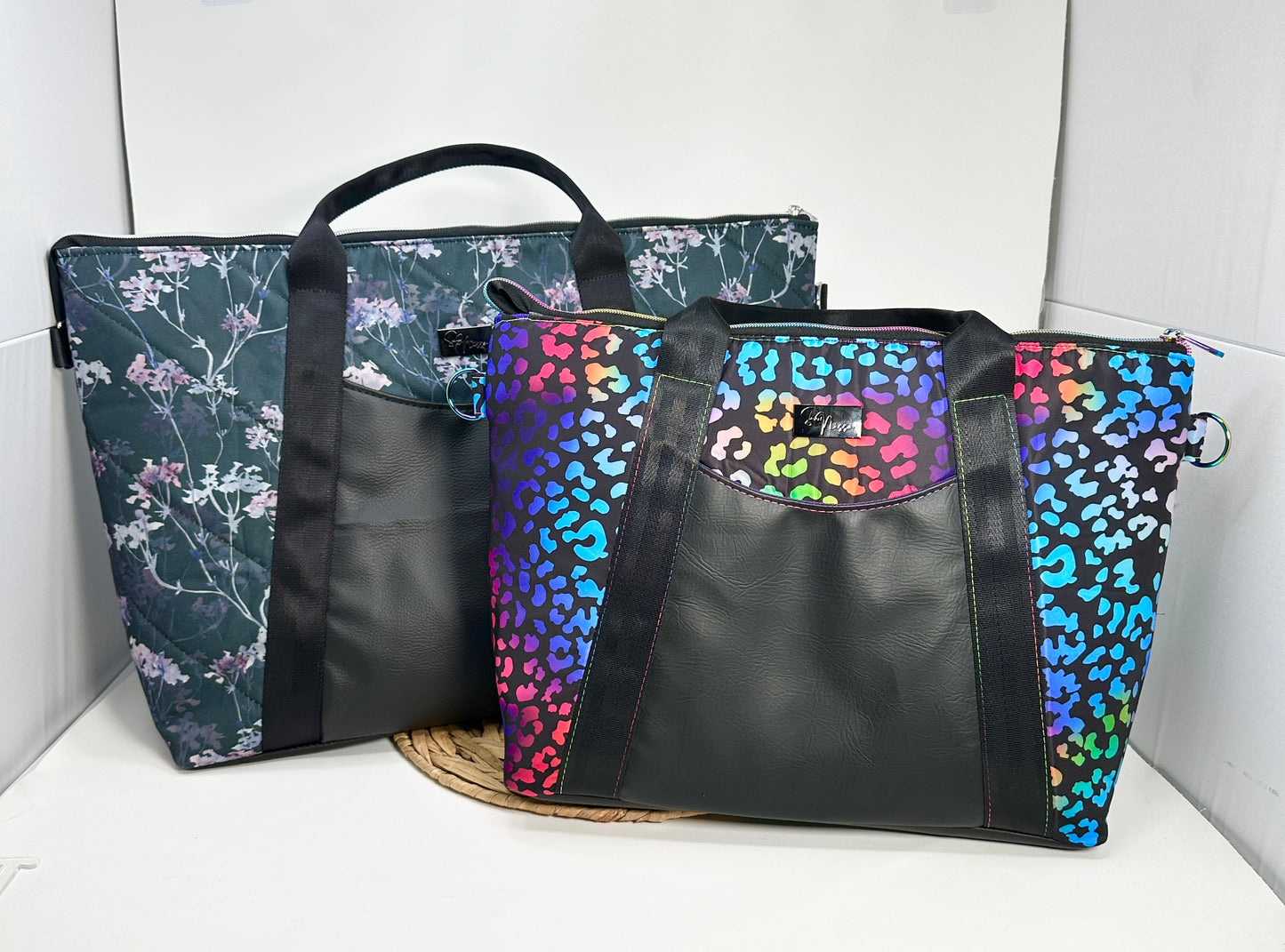 Oxbow Tote - Rainbow Cheetah (Regular Size)